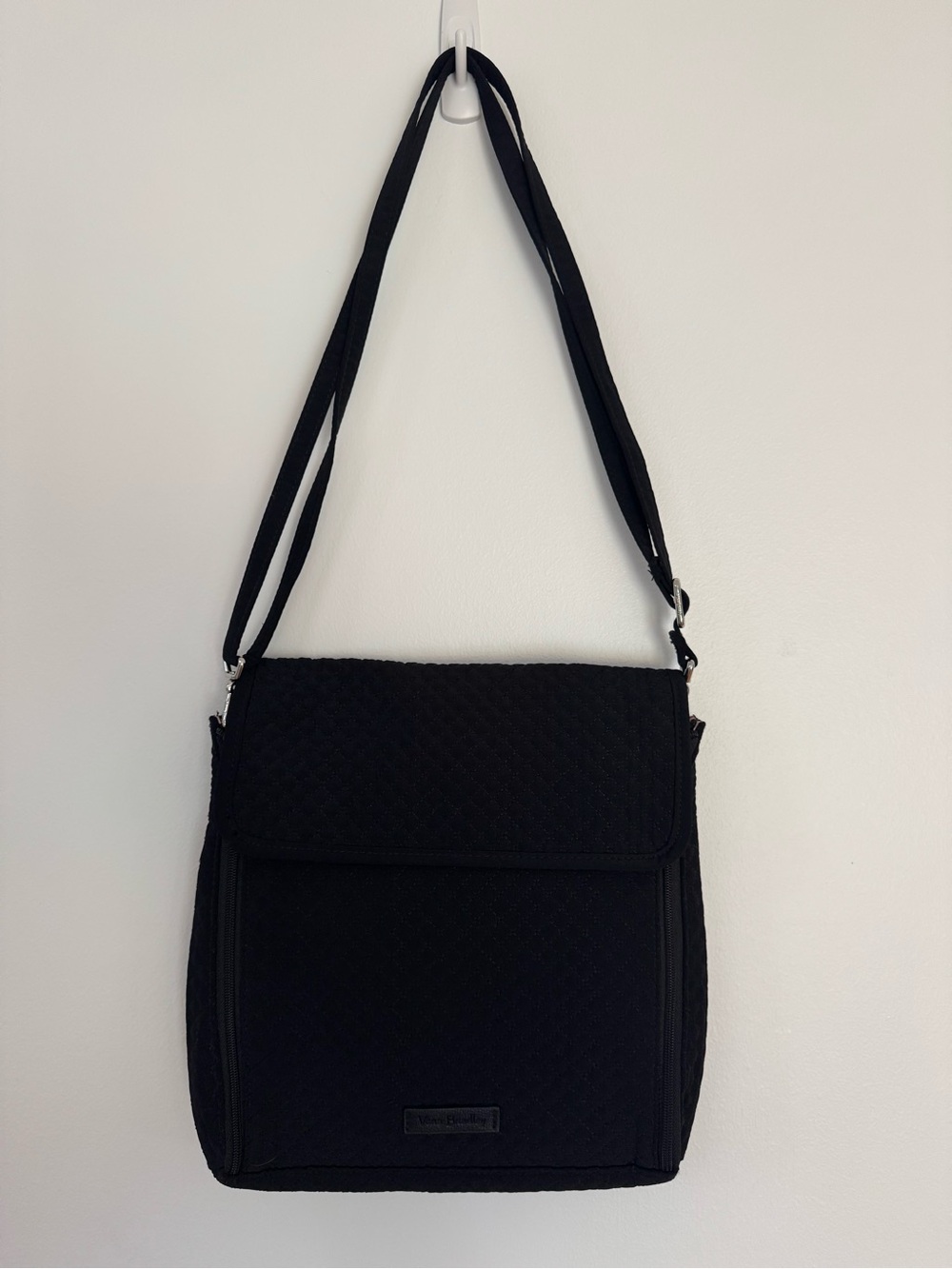 Vera Bradley Black Quilted Crossbody Diaper Bag